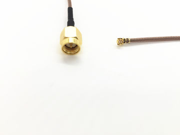 Porcellana Mini PCI al cavo con poche perdite di Wi-Fi RG -178 coassiale maschio dell'antenna della treccia di SMA fornitore
