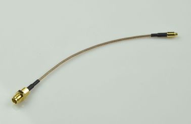 Porcellana Femmina senza fili dell'assemblaggio cavi SMA di industrie rf al cavo diritto di MMCX RG 178 fornitore